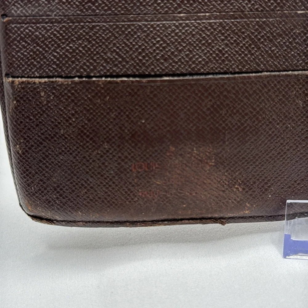 Louis Vuitton Ebene Damier Bi-Fold Marco Wallet Brown | Men’s | Pre-Owned |